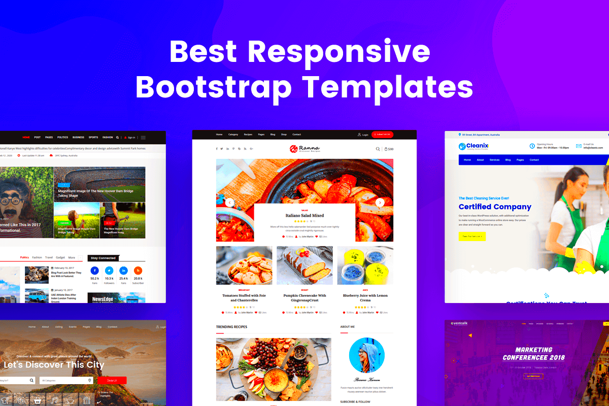 20 Best Responsive Bootstrap Templates 2020  RadiusTheme
