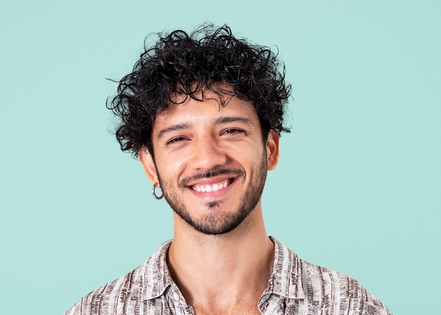 Cheerful Expression Close-Up Portrait of a Smiling Latin Man – Free Stock Photo, Download for Free