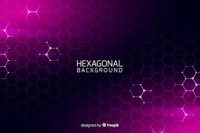 Futuristic Hexagonal Net Background – Free Stock Photo, Download for Free