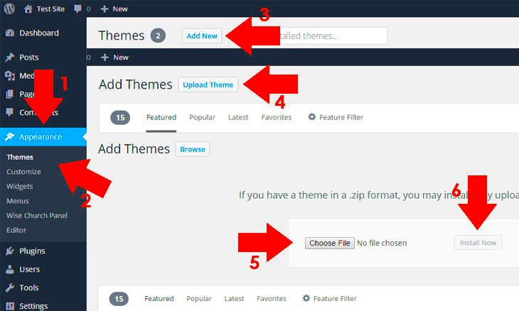 How to Install and Activate a WordPress Theme  Probewise