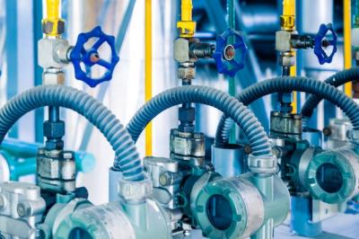 Steel Pipelines and Cables in a Plant – Free Stock Photo, Download Free