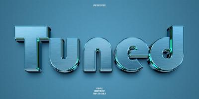 Tuned 3D Editable Text Effect – Free Download