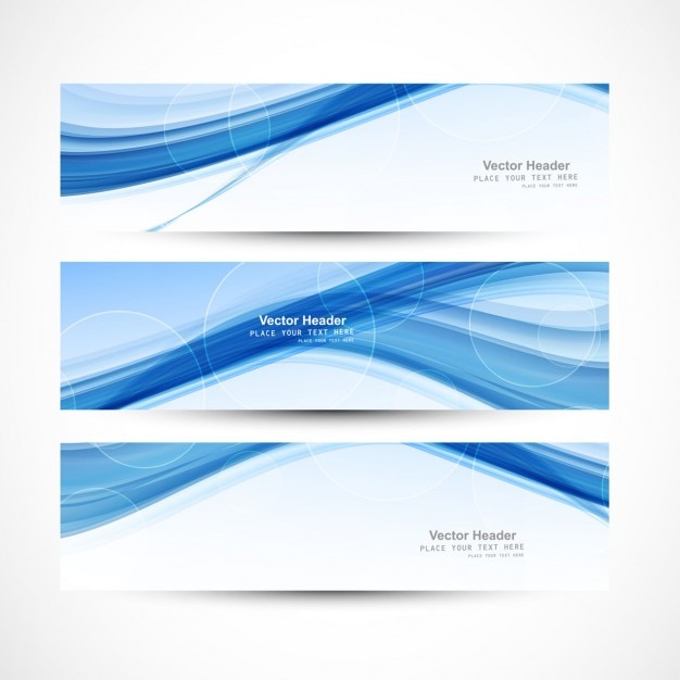 Blue Wave Headers – Free Stock Photos for Download