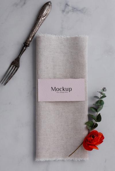 Spring Decoration Menu Mockup – Free to Download