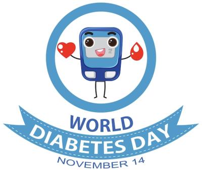 World Diabetes Day Font Logo Design – Free Download