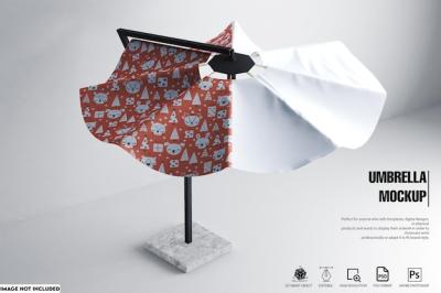 Stylish Umbrella Mockup for Creative Projects – Free Download