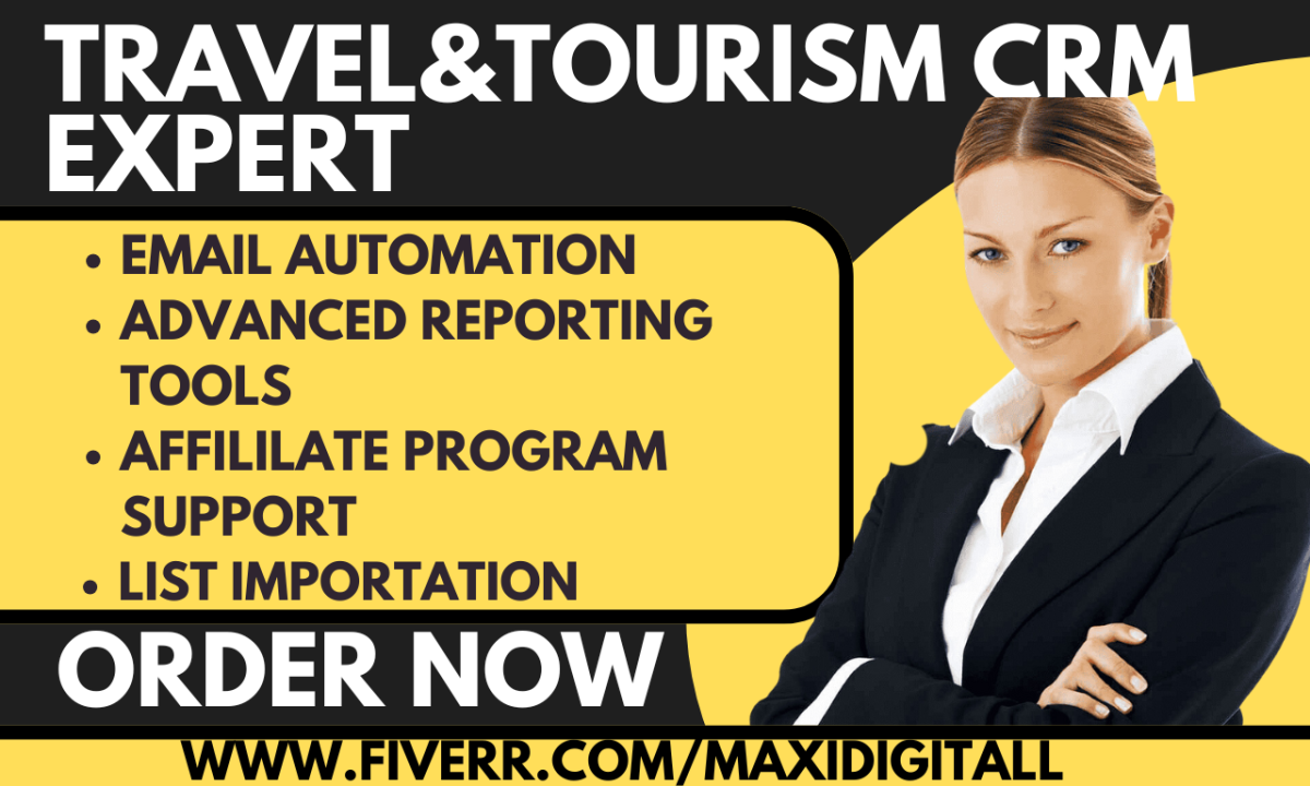 Setup Travel CRM: TravelMax, Cloudbeds, Zoho, TourCMS, Spotler, Sierra, Guestline CRM