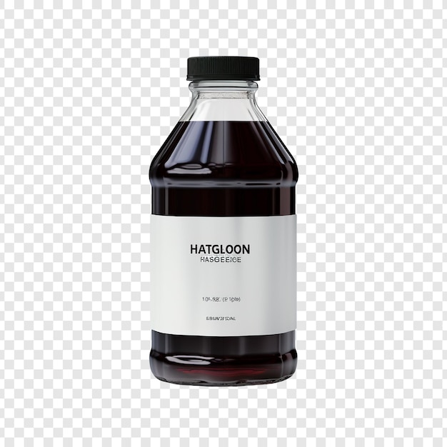 Hydrogen Peroxide Bottle Isolated on Transparent Background – Free Stock Photo for Download