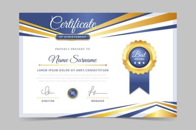 Employee of the Month Certificate – Download Free Stock Photo