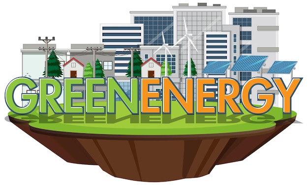 Green Energy from Wind Turbines and Solar Panels – Free Stock Photo Download