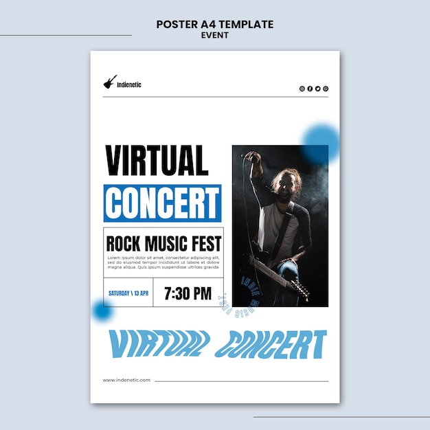 Event Poster Template – Free Download, Download Free Stock Photo
