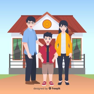 Lovely Family at Home – Free Stock Photo Download
