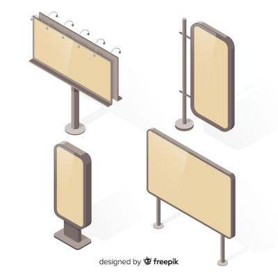 Isometric Billboard Collection for Fun and Creative Projects – Free Download