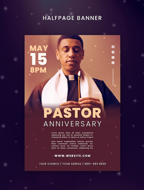 Inspiring Pastor Leadership Template – Free Download