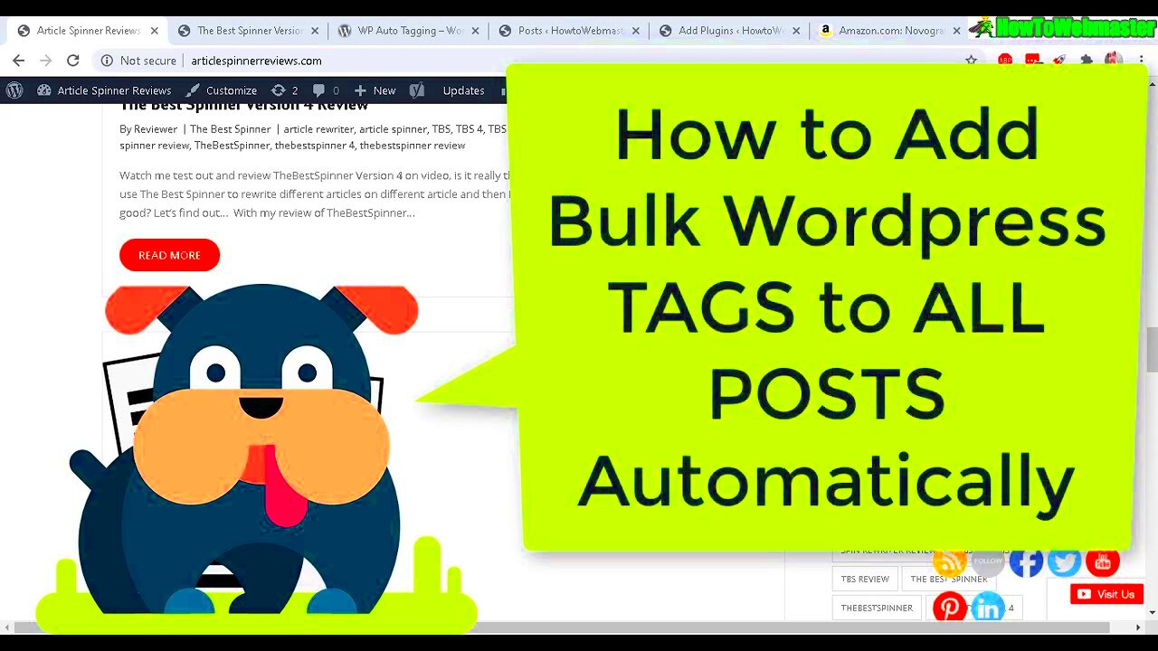 How to Add Automatic Tags To WordPress Posts in BULK  FREE Plugin 