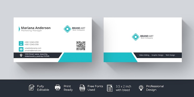 Elegant Business Card Design – Free Download