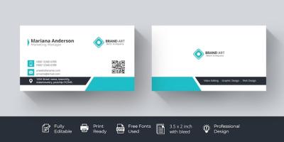 Elegant Business Card Design – Free Download