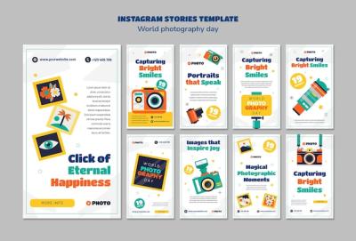 World Photography Day Instagram Stories – Free Download
