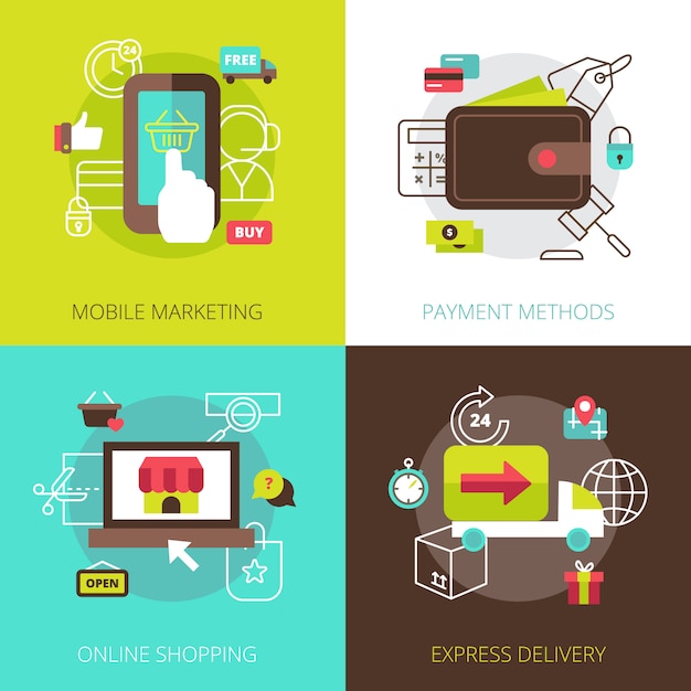 Online Shopping Marketing Methods and Secure Payment Options – Free Stock Photos for Download