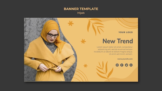 Hijab Concept Banner Template – Free Stock Photo for Download