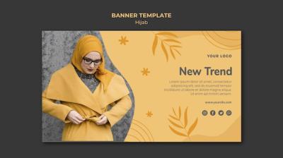 Hijab Concept Banner Template – Free Stock Photo for Download