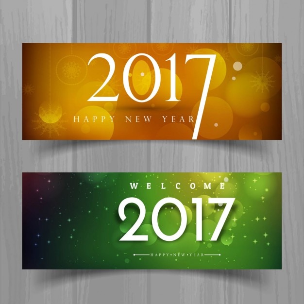 Banners for New Year – Free Download of Stunning Vector Templates