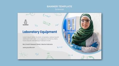 Science Club Template Banner – Free Download