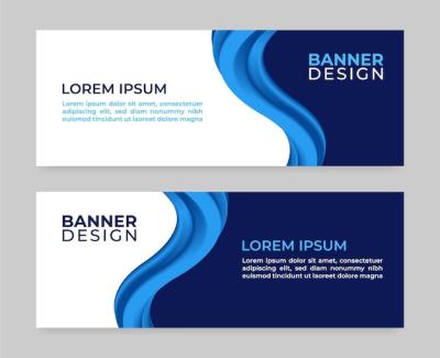 Modern Abstract Background Banner Design Template – Free Download