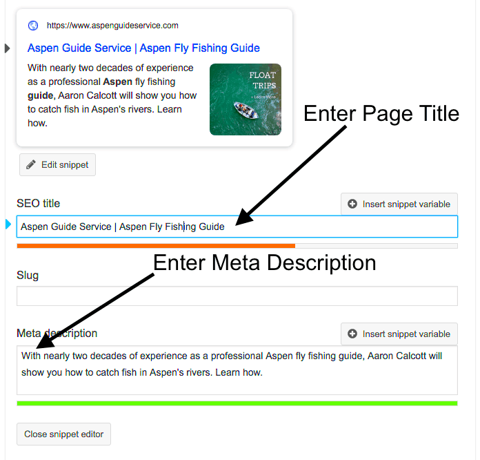 How to Add Page Titles and Meta Descriptions in WordPress