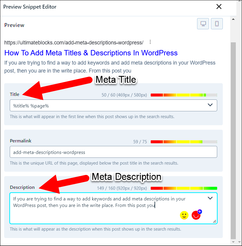 How To Add Meta Titles  Descriptions In WordPress