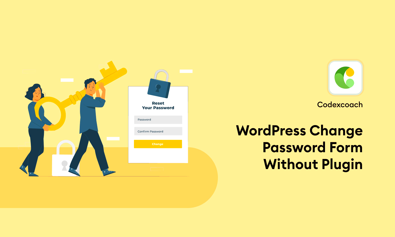 WordPress Change Password Form Without Plugin  CodexCoach