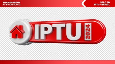 3D Stamp Logo for Residential Tax Brazil IPTU of Houses and Apartments – Free Download