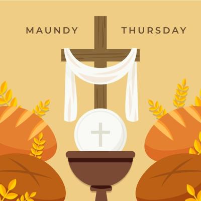 Maundy Thursday Vector Templates – Free Download