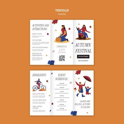 Autumn Template Design – Free Download, Download Free Stock Photo
