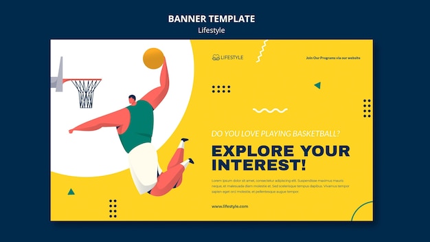 Lifestyle Banner Template – Free Download | Free Stock Photo