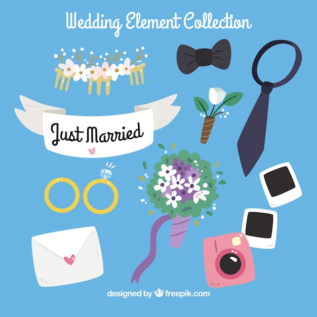 Elegant Wedding Elements Pack – Free Download