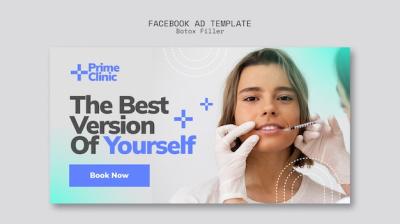 Botox Filler Clinic Facebook Template – Free Download