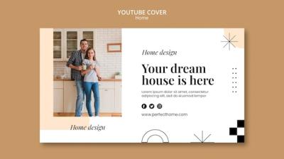 Flat Design Home Template – Free Download, Free Stock Photo