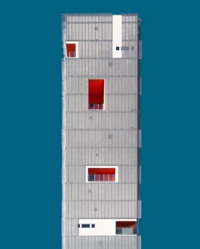 Vertical View of a Grey Metal Structure Under the Blue Sky – Free Stock Photo Download