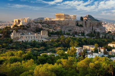 Scenic Panoramic View of Acropolis in Athens at Sunrise – Free Stock Photo Download