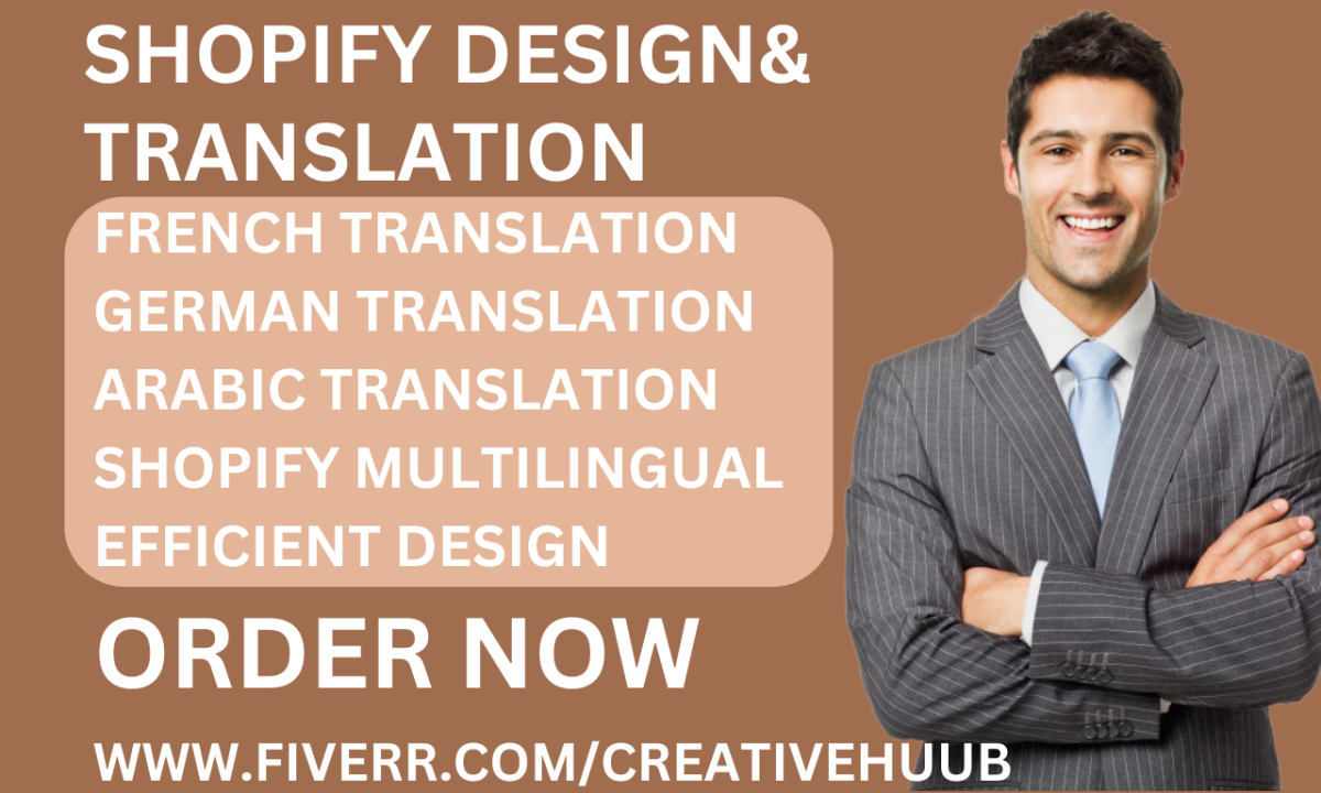 Translate Shopify Store: English to Arabic, German, Spanish, Dutch & More – Multilingual Support
