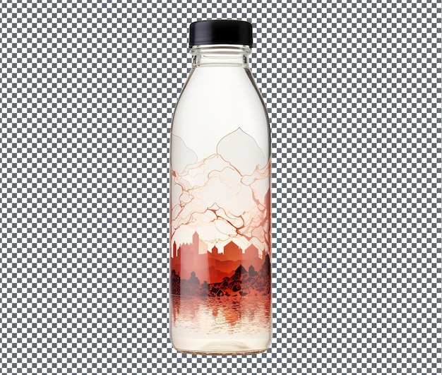 Beautiful Ramadan Water Bottle Isolated on Transparent Background – Free Download