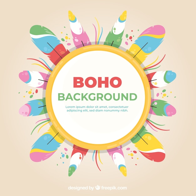 Hand Drawn Boho Background – Free Download for Stock Photos