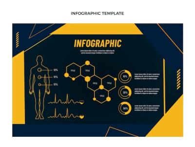 Flat Design Fitness Infographic Template – Free Download