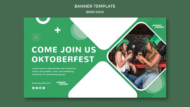 Beer Day Banner Template Concept – Free to Download