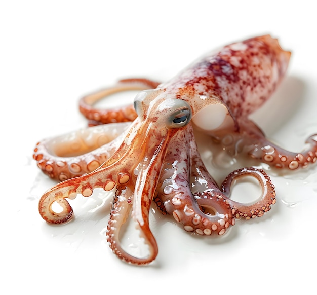 Octopus Isolated on White Background – Free Stock Photo, Download for Free