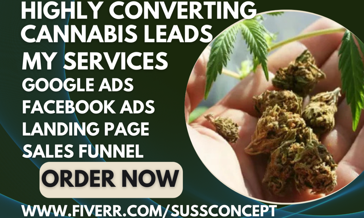 🔥 Hot Cannabis Leads: CBD, Marijuana, Weed, Shisha, Hemp, Ganja – Cannabis Landing Page 🚀