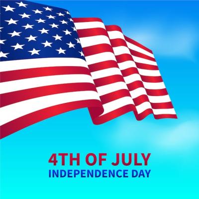 Realistic USA Independence Day Concept – Free Stock Photo, Download for Free