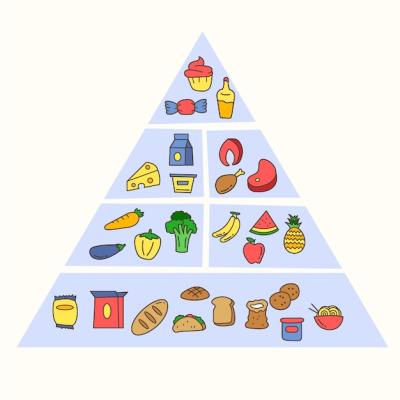 Explore the Food Pyramid Nutrition | Free Download Free Stock Photo