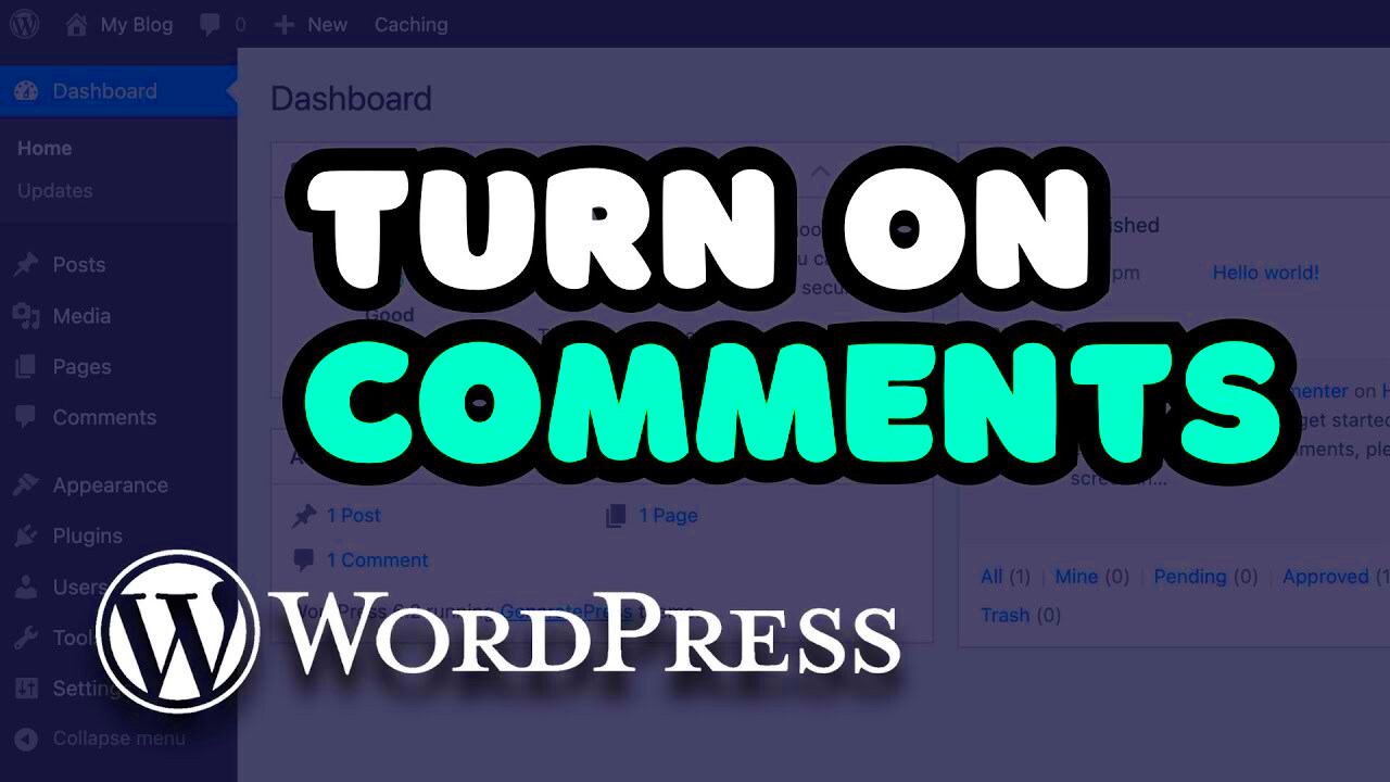 How to Enable Comments on WordPress Pages  Posts  YouTube